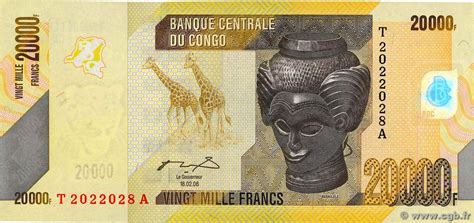 20 000 Francs Congo République Démocratique Numista