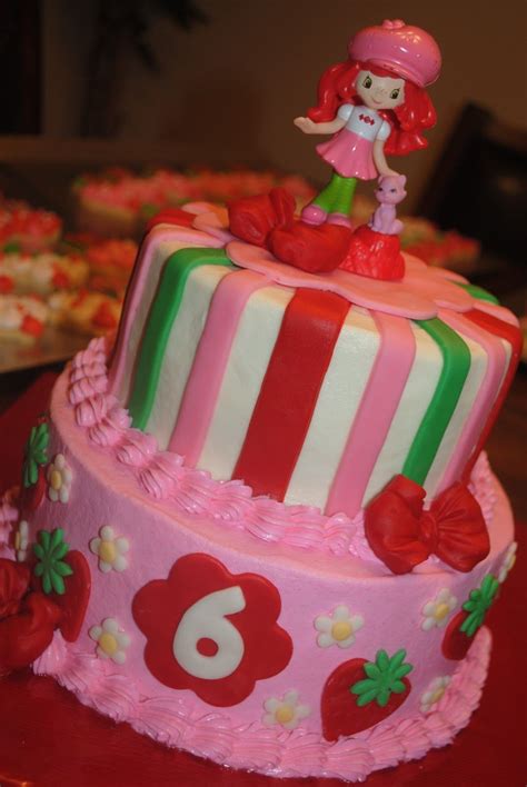 Strawberry Shortcake Girls Birthday Cakes