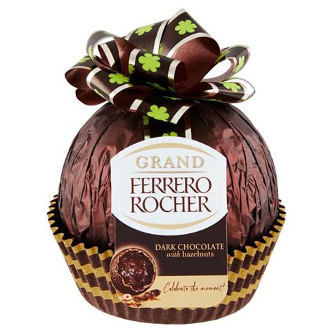 Ferrero Rocher Grand Dark Chocolate With Hazelnuts 125g Tesco Groceries