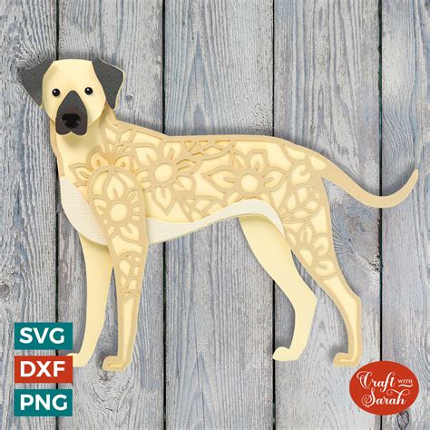 Black Mouth Cur Svg Layered Southern Cur Cutting File Craft With Sarah