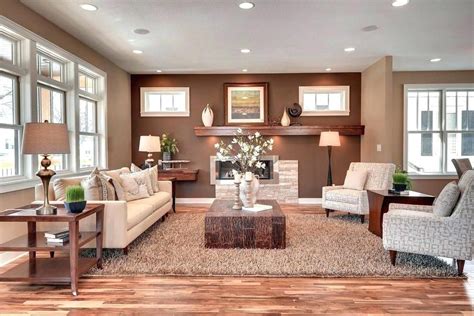 Image Result For Reddish Brown Accent Wall Brown Living Room Decor