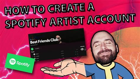 how to create a spotify artist account and become an artist on spotify youtube