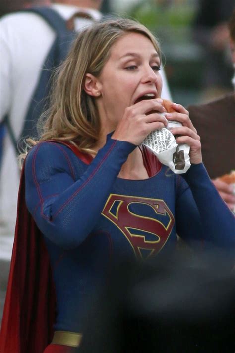 Melissa Benoist On The Set Of Supergirl In Vancouver 11 Gotceleb