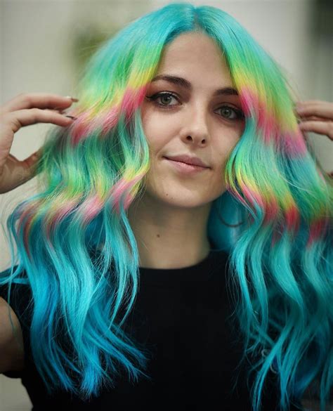 17 Best Rainbow Hair Color Ideas To Try In 2021 Glamour