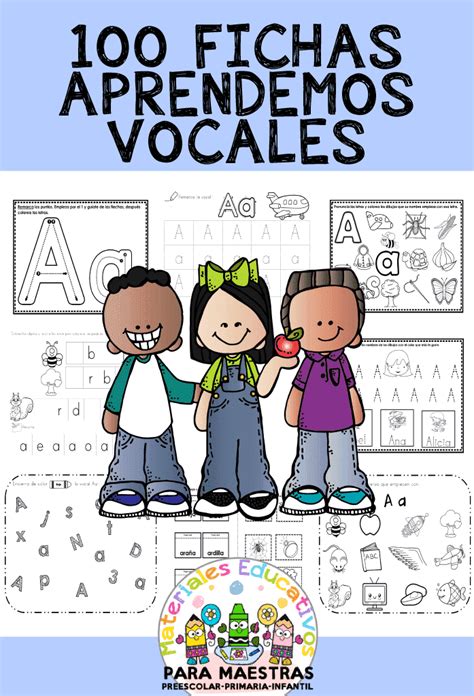 Fichas Para Aprender Vocales Materiales Educativos Gratuitos