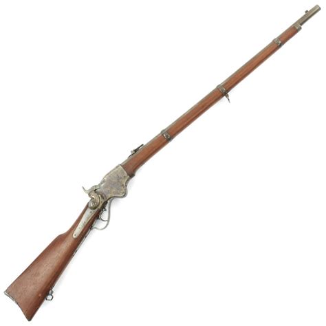 Original Us Civil War M1860 Spencer Repeating Rifle With Saddle Ring