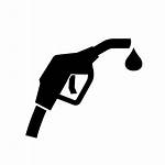 Gas Pump Silhouette Clipart Icon Retro Fuel