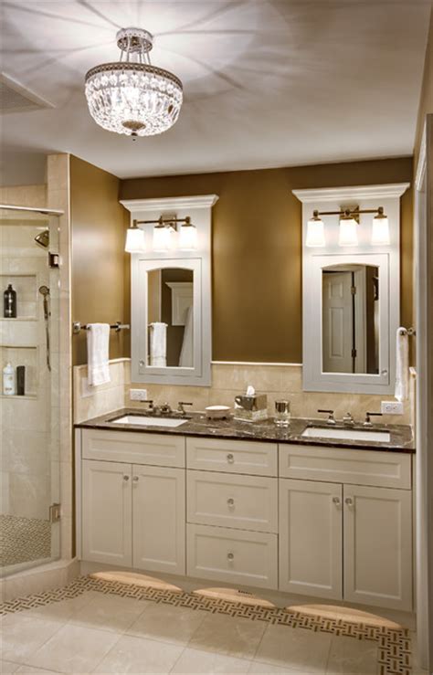 This tile also works with heated flooring, so it's both trendy and luxurious. Elegant Master Bathroom - Traditional - Bathroom ...