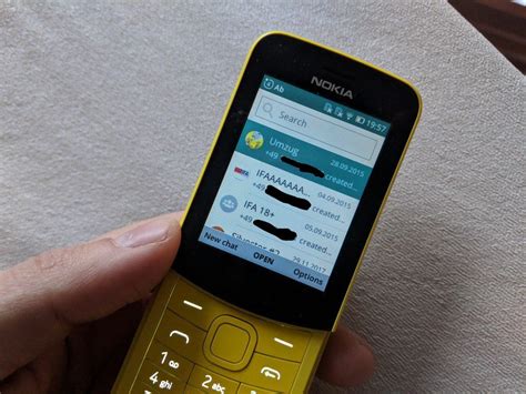 Getestet So Gut Funktioniert Whatsapp Für Das Nokia 8110 4g Kaios