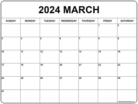 Free Printable Calendar March 2024 Astra Candace