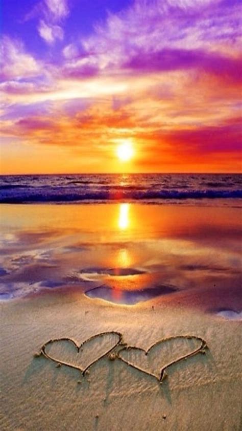 iphone wallpaper valentine s day tjn romantic beach beautiful sunset scenery