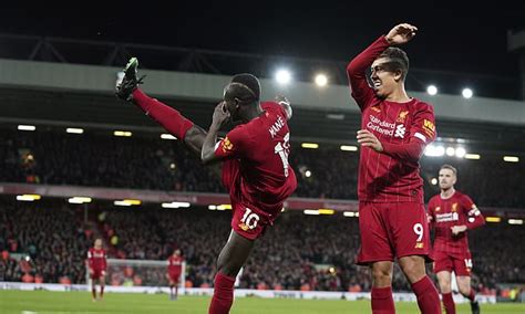 Liverpool Fans Go Wild For Sadio Mane And Roberto Firmino S Double Kung Fu Kick Celebration