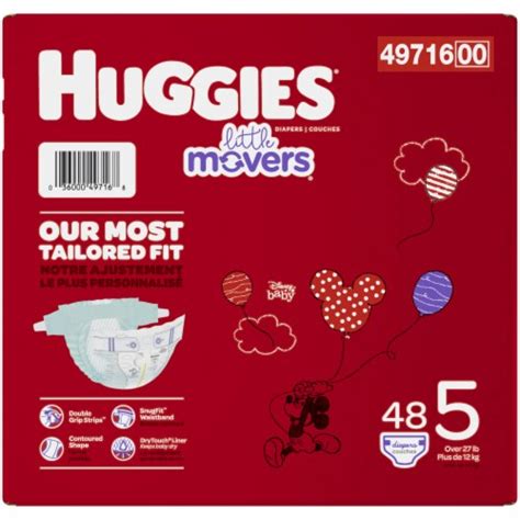 Huggies Little Movers Size 5 Diapers 48 Ct Frys Food Stores