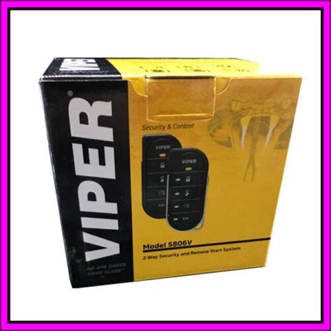 Viper 5806v 2 Way Led Car Alarm Security And Remote Start System