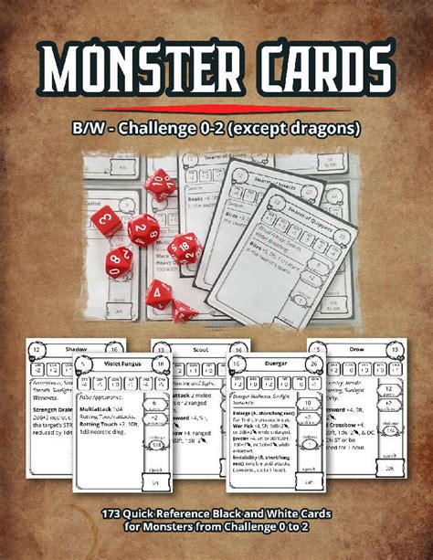 Earned by walking around the cursed carriage three times counter clock wise. Monster Cards - CR 0-2 (except Dragons) - Xacur | DriveThruRPG.com