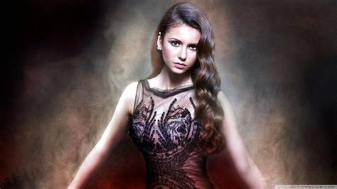 Nina Dobrev Women Actress Brunette The Vampire Diaries Elena Gilbert Hd Wallpapers