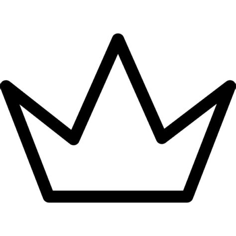 Simple Crown Outline Icons Free Download