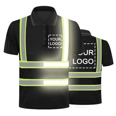 Buy Hi Vis Safety Polo Shirt Customize Your Logo With High Visibility
