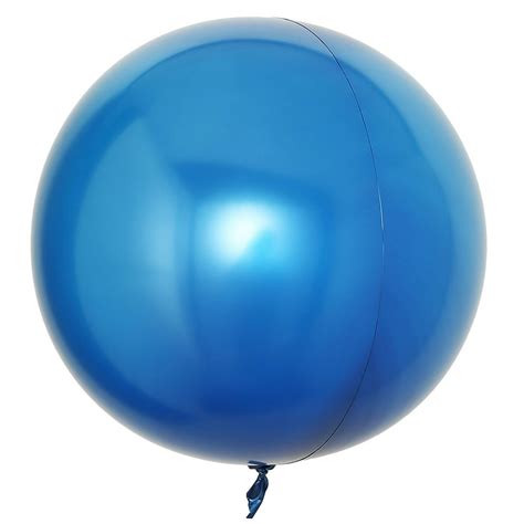 Efavormart 2 Pack 30 Royal Blue Reusable Round Sphere Vinyl Balloons