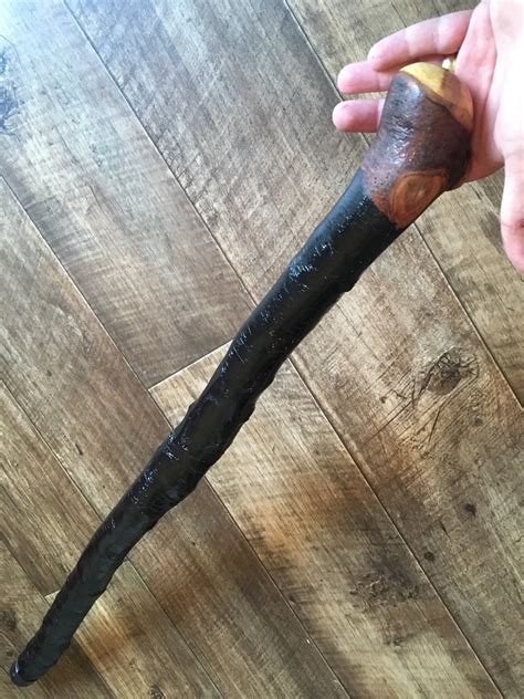 Blackthorn Walking Stick   36 1 4 inch Handmade in Ireland  