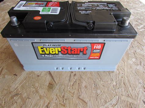 Everstart Platinum Agm Battery Group Size H7 12 Volt 850 Cca