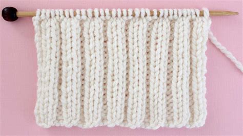 2x2 Rib Stitch Knitting Pattern Studio Knit