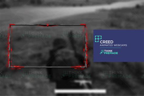 Animated Twitch Overlay Creed Webcam Think Premade