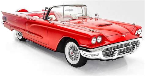1960 Ford Thunderbird Convertible Stunning T Bird In Red Ford
