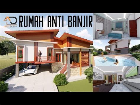 Blog ini akan memberikan info yang. Desain rumah panggung anti banjir 11 x 14 m. iterior dan ...