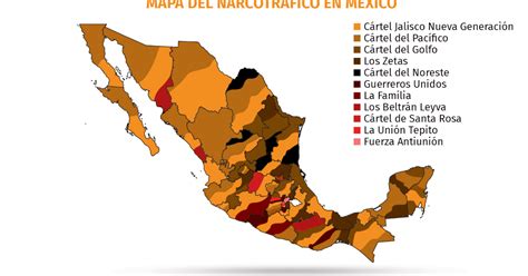 El Nuevo Mapa Del Narco En México Cjng Se Extiende Como Una Plaga Por Todo El País Infobae