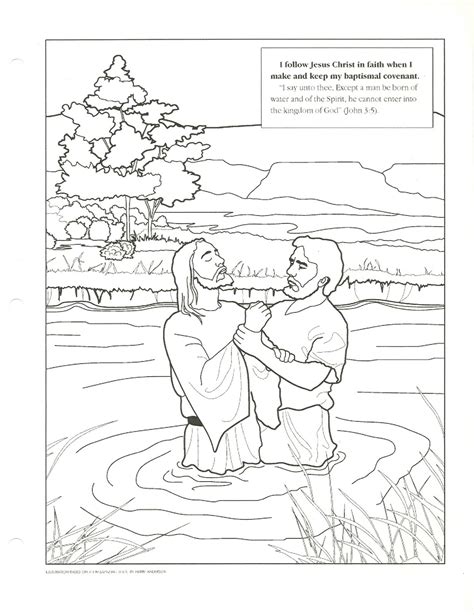 Baptism Coloring Pages Printables At Getdrawings Free Download