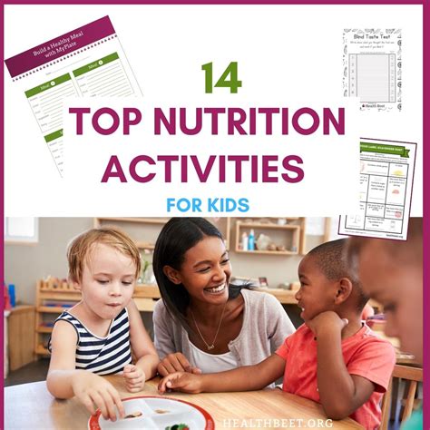 14 Engaging Nutrition Activities And Games For Kids With Worksheets