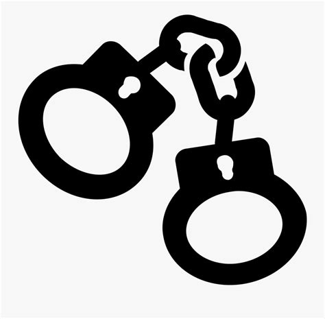 Handcuffs Svg Drawing Handcuffs Icon Free Transparent Clipart The