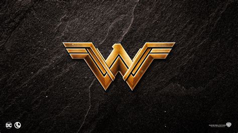 Cool Wonder Woman Logo Movie 2017 1920x1080 Wallpaper Logotipo Da