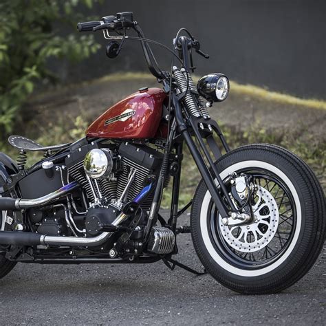 Bobberde Harley Davidson Softail Custom Bikes Aus St Wendel