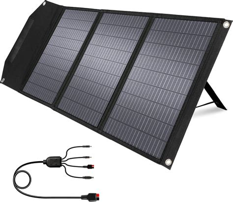 Buy Rockpals Upgraded 60w Foldable Solar Panel With Kickstand Parallel