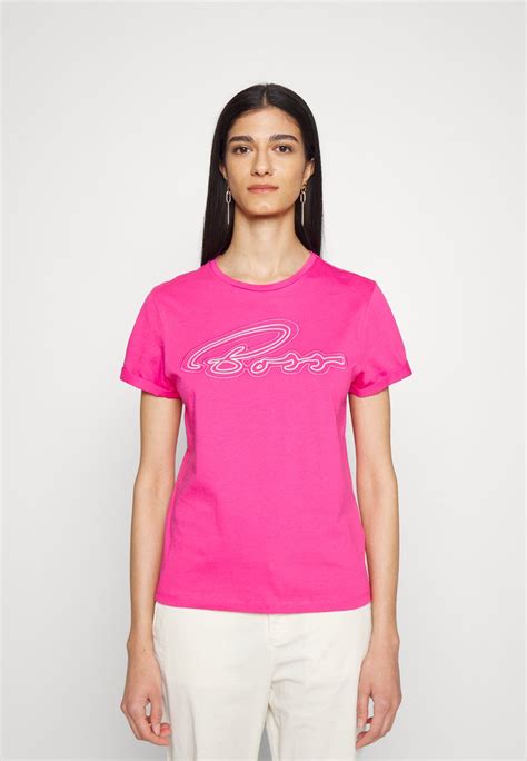 Boss Summer T Shirt Imprimé Pinkrose Zalandofr