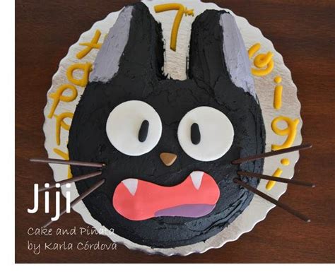 Jiji Vanilla Cake Kikis Delivery Service Ghibli Pasteles De