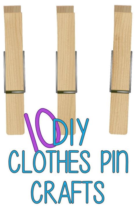 DIY Clothespin Crafts That Will Blow Your Mind | Clothes pin crafts, Craft stick crafts, Crafts