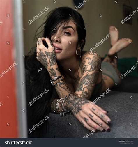 Hot Tattoo Girl Images Stock Photos Vectors Shutterstock