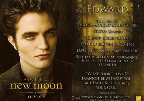 Twilightsaga Newmoon Edward Cullen 3 Twilight Poster Twilight