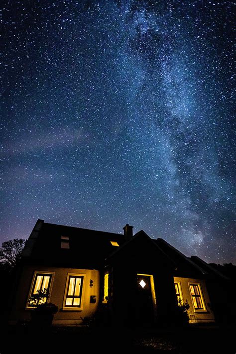 Country House Night Sky Photograph By James Buckley