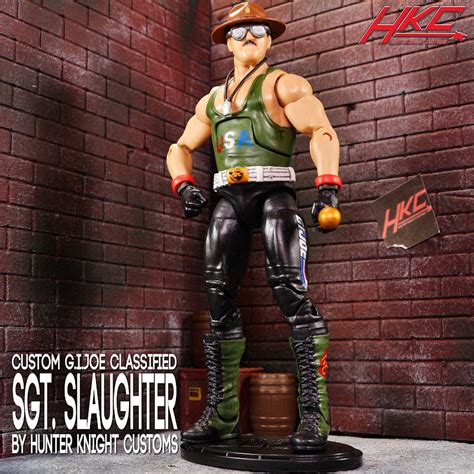 Custom Gi Joe Classified Sgt Slaughter 6 Inch Action Figure By