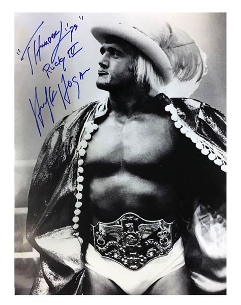 Hulk Hogan Signed Thunderlips Black And White Poster Hogans Beach Shop