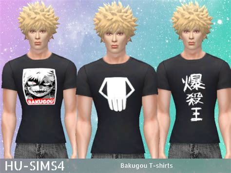 The Sims Resource Bakugou Tshirts