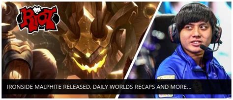 Splash art for ironside malphite skin. Ironside Malphite Released, Daily Worlds Recaps and more ...