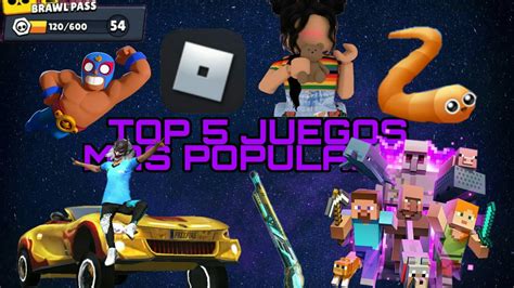 “top 5 Juegos Mas Populares Para Android Youtube