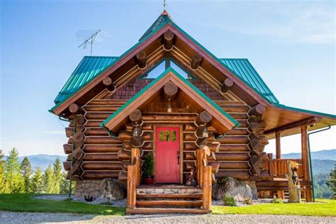 Custom Log Home For Sale 1289 Yodel Dog Peak Sold Glacier Montana
