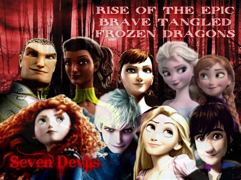 rise of the epic brave tangled frozen dragons rise of the frozen brave tangled dragons photo