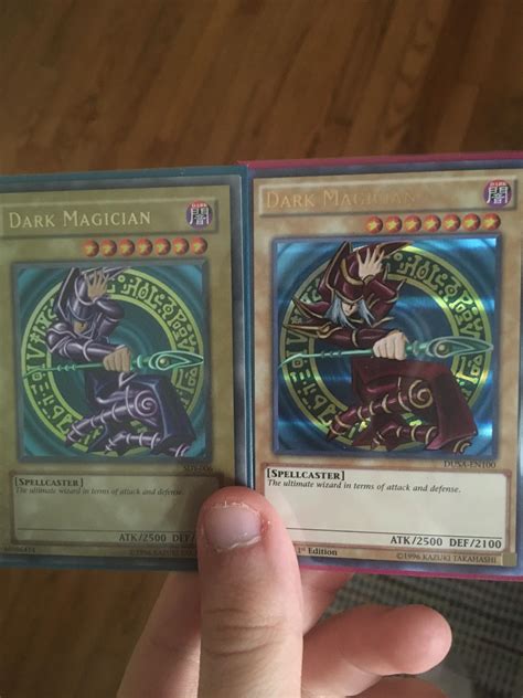 Dark Magician Side By Side With An Altered Version By Scarnova Ryugioh